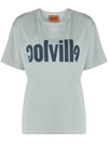 Colville Boxy Fit Logo Print T-shirt In Grey