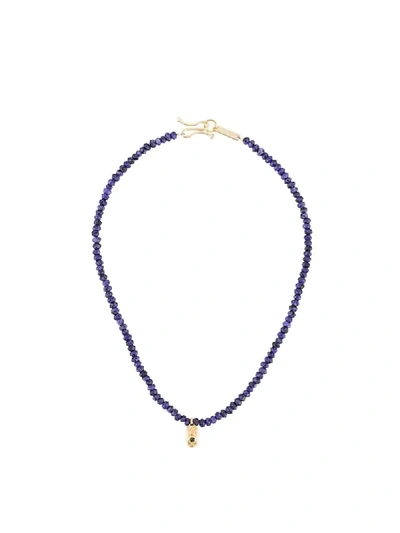 Isabel Marant Imani Beaded Necklace In Blue
