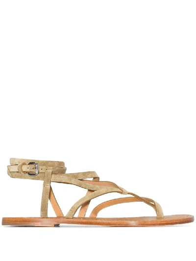 Isabel Marant Jesaro Gladiator Sandals In Brown