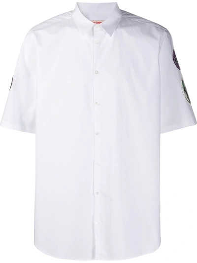 Raf Simons Patches Short-sleeved Shirt In White