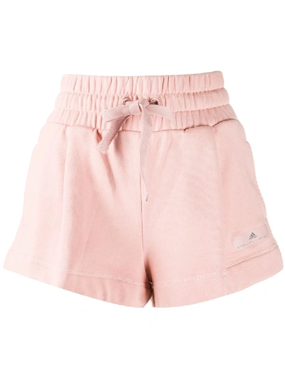 Adidas By Stella Mccartney Essentials Sweat Track Shorts In Pink