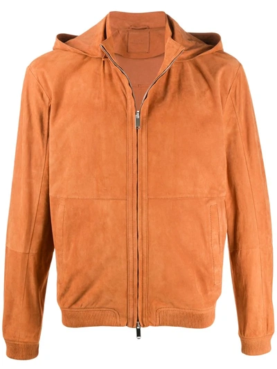 Desa 1972 Hooded Zipped Jacket In Orange