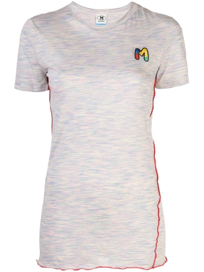 M Missoni Appliqué Logo T-shirt In Multicolour