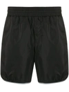 Gucci Interlocking G Stripe Swim Shorts In Black
