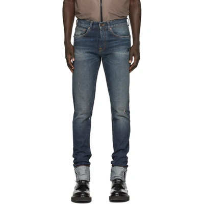Off-white Indigo Selvedge Denim Jeans In 3810 Indblk