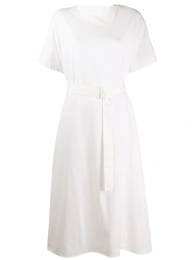 Y-3 Belted Long Dress In White