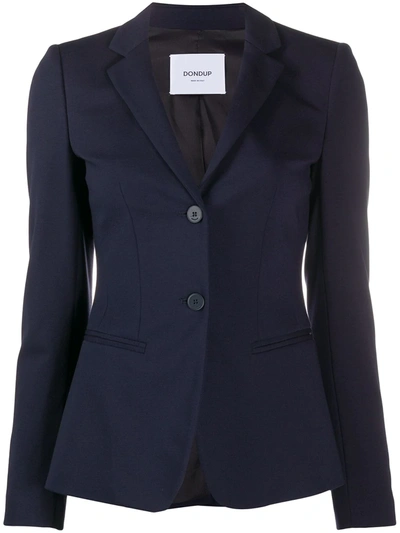 Dondup Single Breasted Jacket In Blue