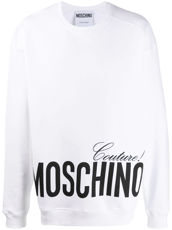 moschino white sweatshirt
