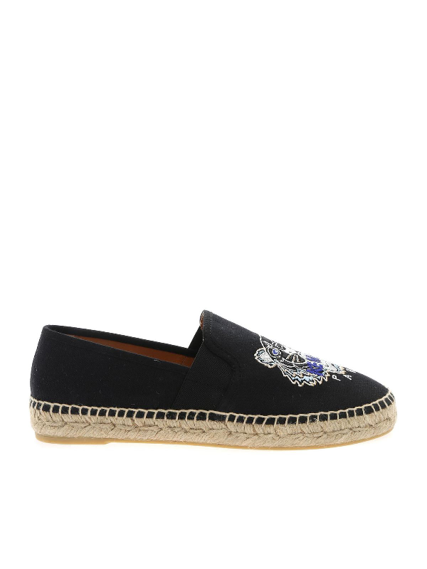 kenzo tiger espadrilles black