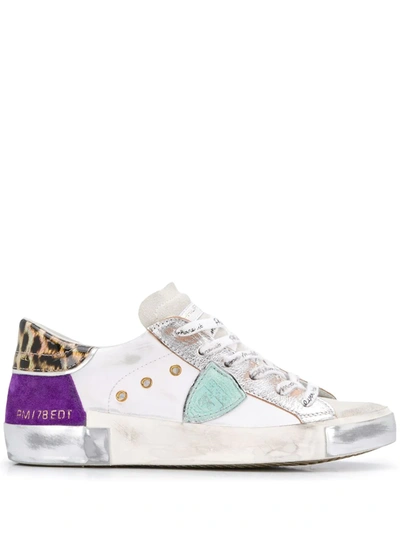 Philippe Model Prsx L Fancy Pop Trainers In White And Multicolor