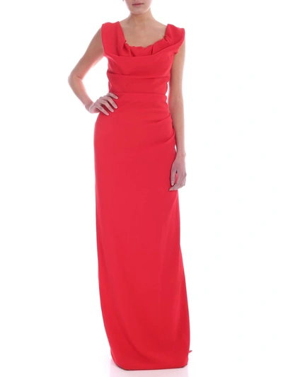Vivienne Westwood Drapery Dress In Red
