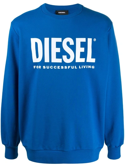 Diesel Gir Division Sweatshirt In Blue