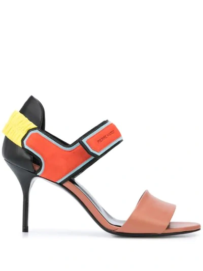 Pierre Hardy Trixi Colour-block Sandals In Multi/nude