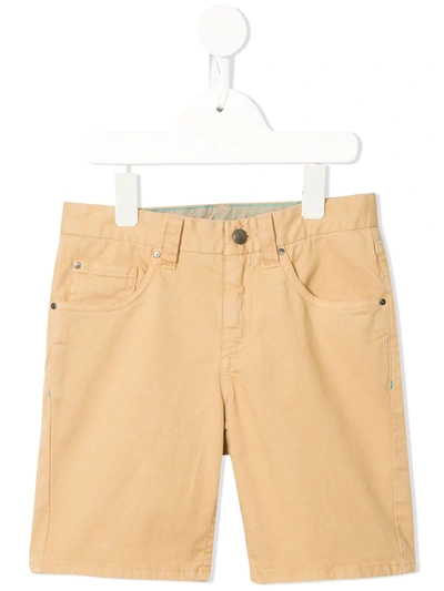 Velveteen Kids' Dexter Five Pocket Shorts In Brown