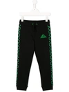 Stella Mccartney Kids' Arrow-print Track Pants In Black