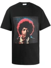 Ih Nom Uh Nit Jimi Hendrix Printed T-shirt In Black