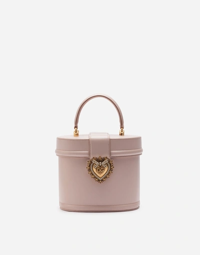 Dolce & Gabbana Devotion Bag In Smooth Calfskin