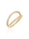 Kimai Ally 18-karat Recycled Gold Laboratory-grown Diamond Ring In Metallic