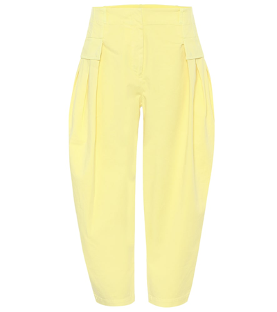 Stella Mccartney High-rise Carrot Jeans In Yellow