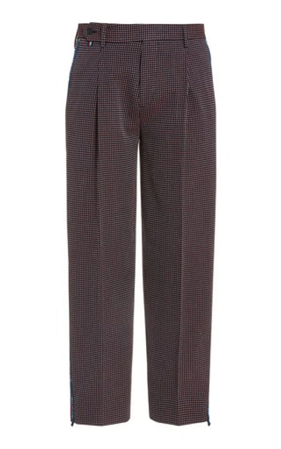 Missoni Woven Checkered Pants In Multi