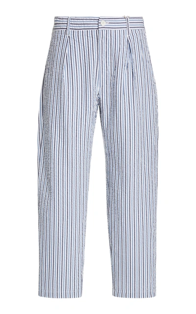 Engineered Garments Carlyle Striped Cotton Pants