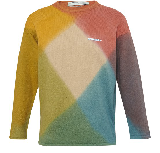 off white tie dye jumper