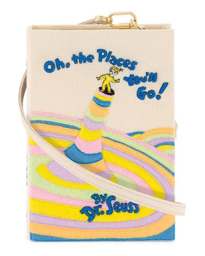 Olympia Le-tan Oh, The Places You'll Go! Book Clutch Bag In Multi