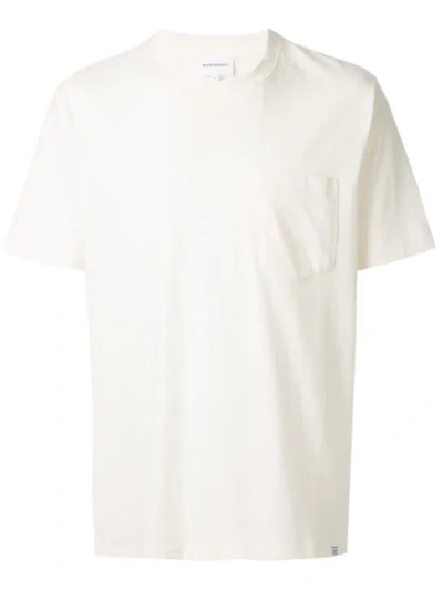 Norse Projects Johannes Pocket T-shirt In White