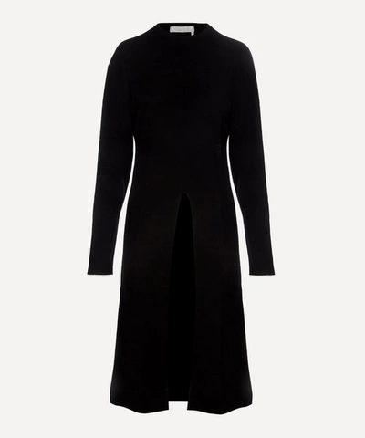 Chloé Longline Knitted Cashmere Jumper In Black