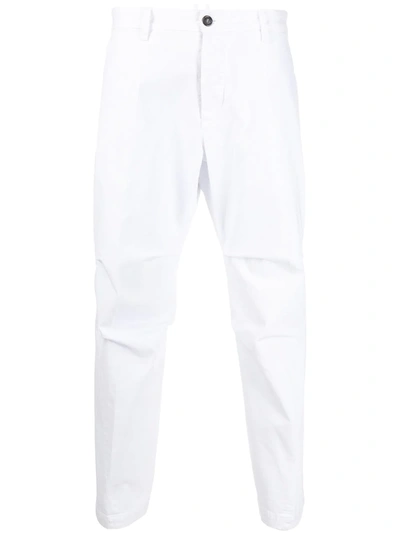 Dsquared2 Cropped Ankle Jeans In White