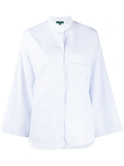Jejia Stripe Print Shirt In White