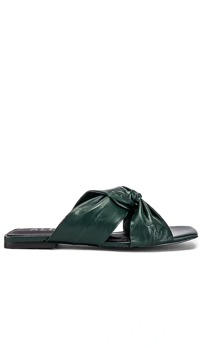 Alias Mae Pria Sandal In Forest Green Leather