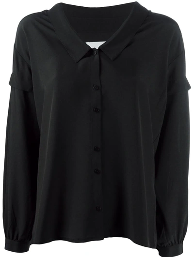 Ba&sh Oversized Blouse In Black