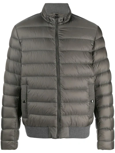 Belstaff Circuit Grey Quilted Shell Jacket