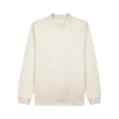 Les Tien Ecru Brushed Cotton Sweatshirt In Ivory