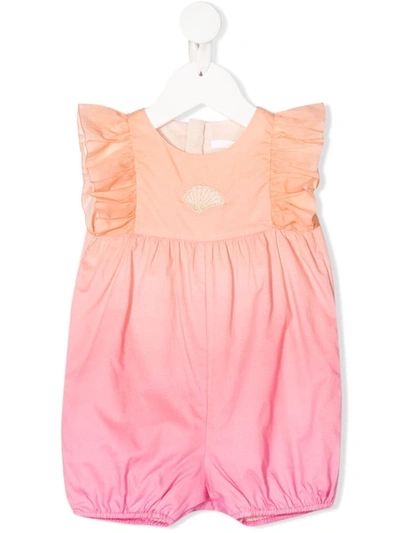 Chloé Girls' Embroidered Romper - Baby In Pink