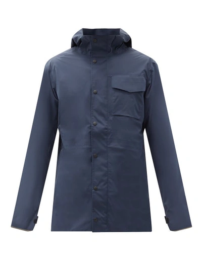 Canada Goose Nanaimo Technical-stretch Hooded Jacket In Admiral Navy