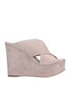Sergio Rossi Sandals In Grey
