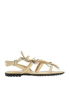 Tod's Sandals In Yellow