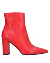 Atos Lombardini Ankle Boot In Red