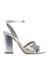Tabitha Simmons Sandals In Silver