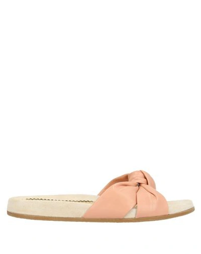 Charlotte Olympia Sandals In Pale Pink