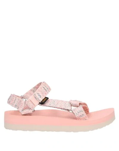 Light pink tevas discount