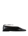 Jil Sander Ballet Flats In Black