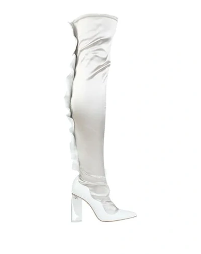 Francesca Bellavita Boots In Light Grey