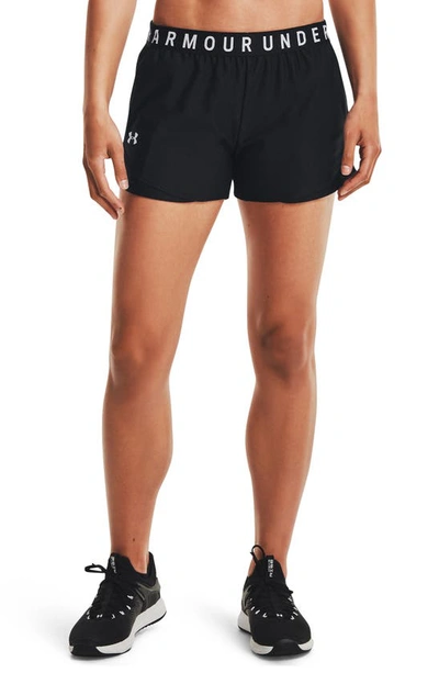 Under Armour Training Play Up Shorts 3.0 In Black