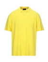 Roberto Collina Polo Shirts In Acid Green