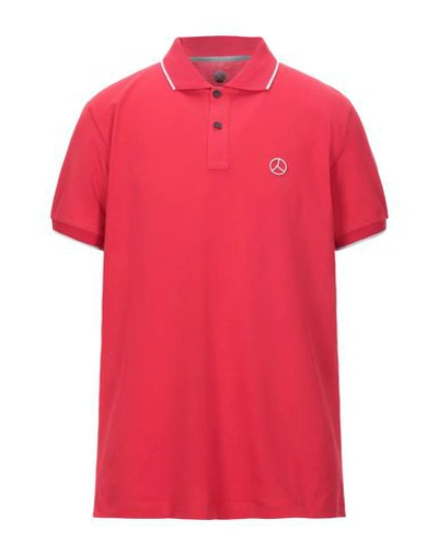 People Of Shibuya Polo Shirts In Red
