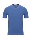 Cruciani T-shirts In Pastel Blue
