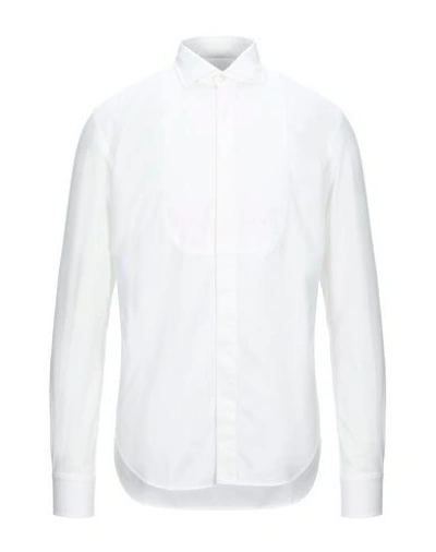Boglioli Solid Color Shirt In White